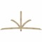 Ekena Millwork Davenport Rough Sawn Timber Gable Bracket, Douglas Fir, 108"W x 49"H x 4"D x 4"F, 11/12 Pitch GBW108X49X0404DAV00RDF - alternate 1